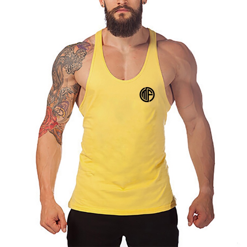 Áo Tank Top Cotton Thấm Hút Mồ Hôi Thoáng Khí In Họa Tiết Thời Trang Mùa Hè Cho Nam