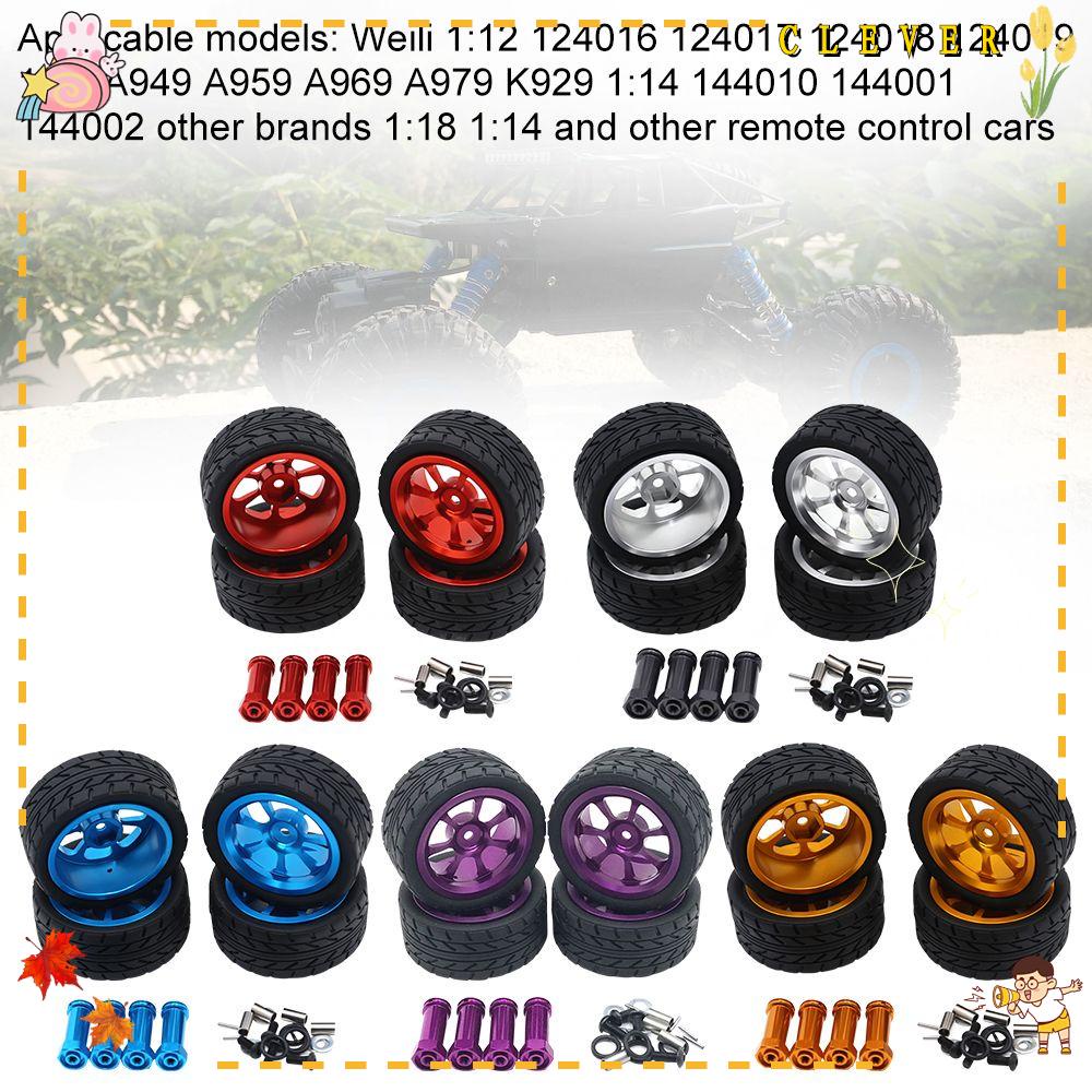 Hàng Mới Về Bộ 4 Bánh Xe Đồ Chơi Điều Khiển Từ Xa 1 / 18 124019 144002Lốp Xe Phân Loại Bằng Kim Loại 01 # - 01