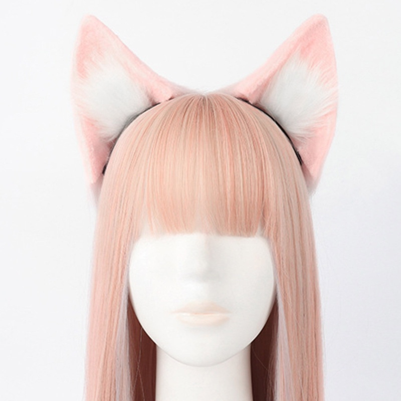 Băng Đô Trang Trí Tai Cáo Bằng Vải Ivy Cho Nữ