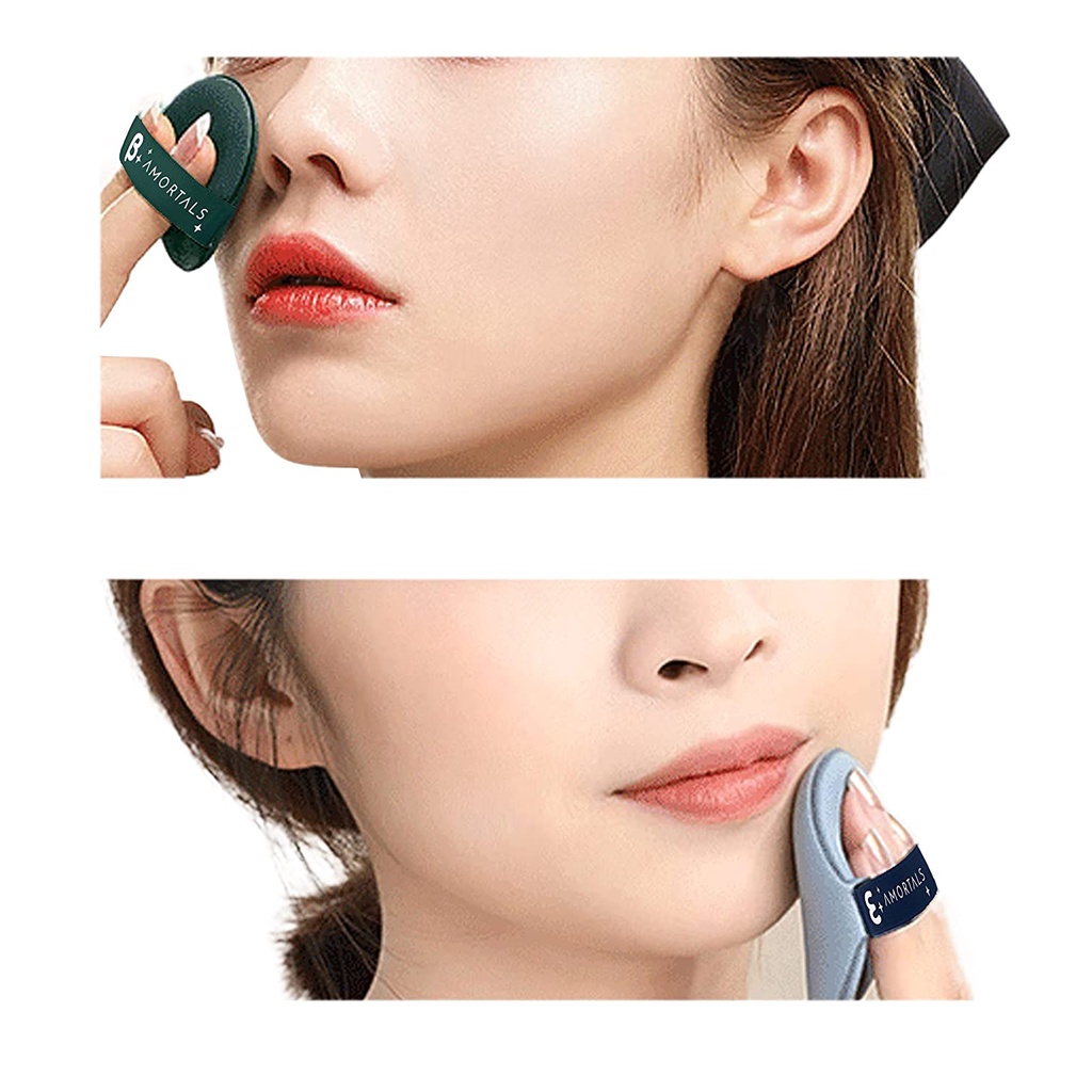 Set 7 Mút tròn tán kem nền, phấn nước cực tiện dụng kèm hộp đựng