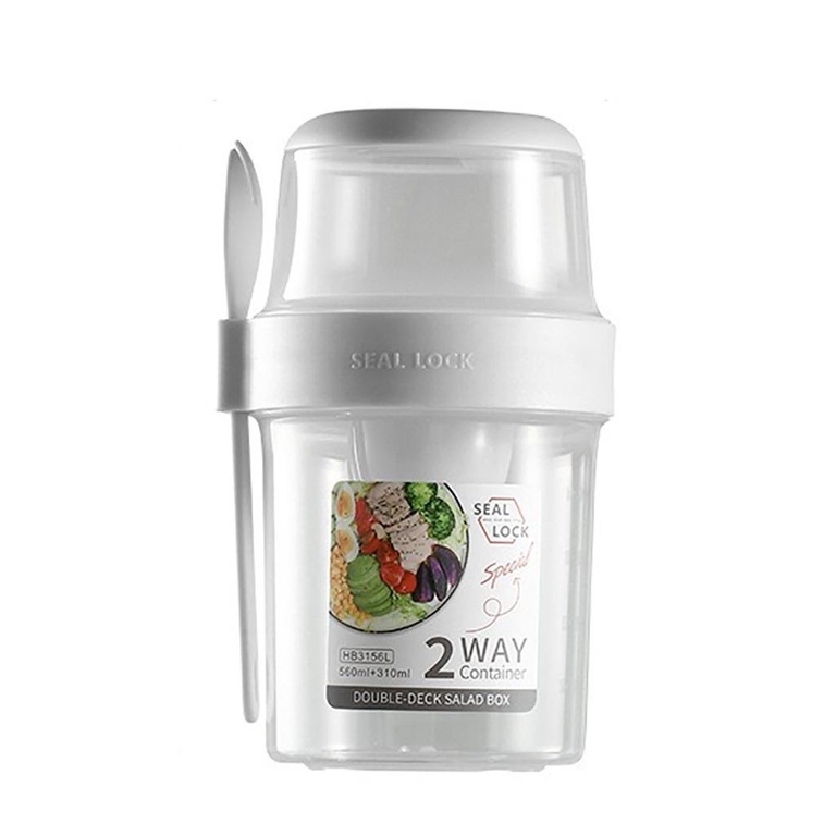 =Christmas=Salad Cup Plastic Salad Cup Salad Cup For Home Double Plastic Salad Cup