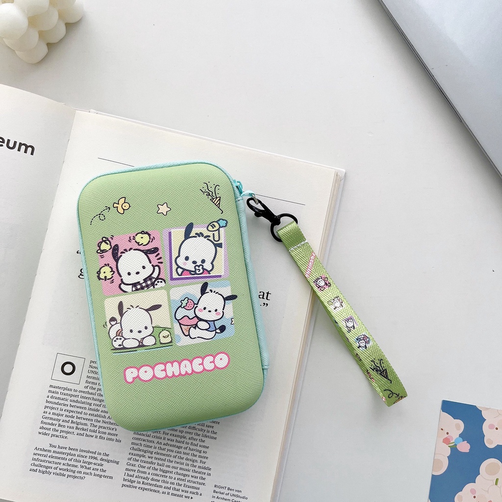 Túi Đựng Đồ Dùng Bằng Da PU Họa Tiết Hoạt Hình Dễ Thương Tiện Dụng