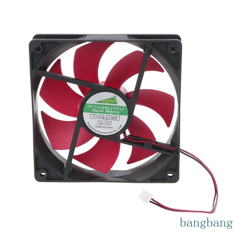 Quạt Tản Nhiệt Tốc Độ Cao Không Chổi Than 12V 12x12x2 5cm 2Pin 2wire