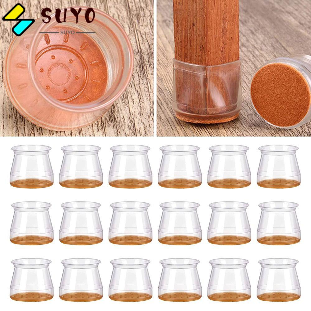 Bộ 24 Bọc Bảo Vệ Chân Ghế Chống Trầy Xước Tiện Dụng