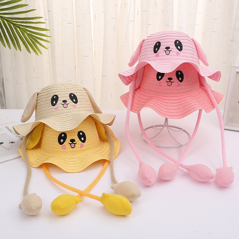 Mũ Tai Thỏ Hoạt Hình Chống Nắng Hóa Trang Cho Bé