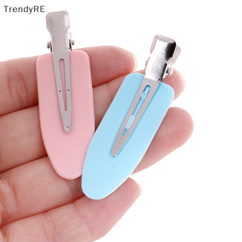 Set 4 Kẹp Tóc Không Để Lại Dấu Hình Chiếc Lá 4 Màu Sắc