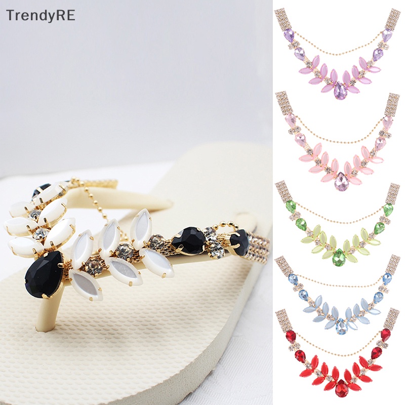 Phụ Kiện Khóa Nối Kim Loại Đính Đá Pha Lê Trong Suốt Thời Trang Cho Bikini DIY RE