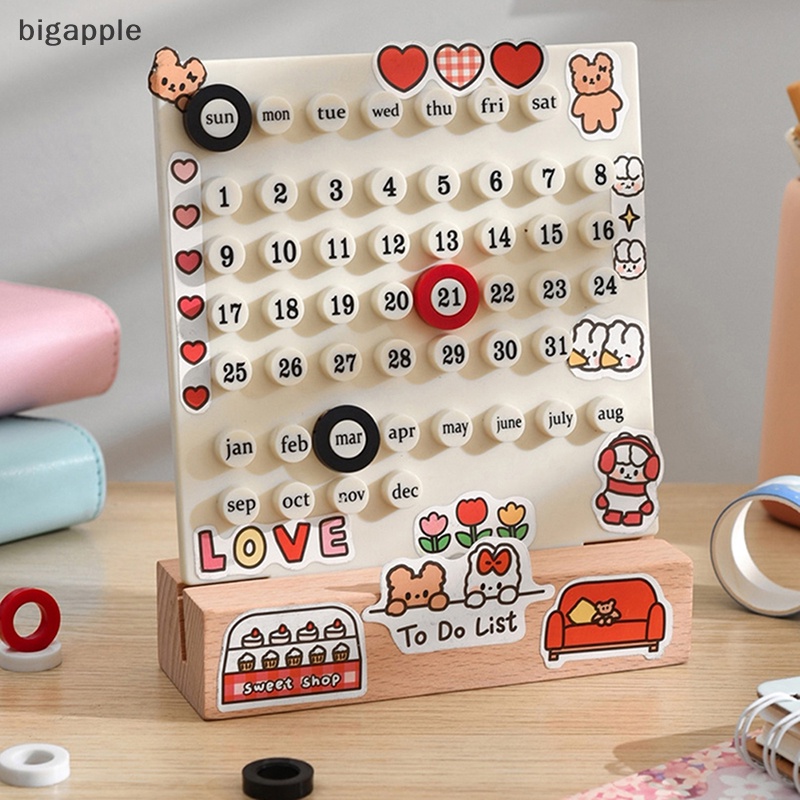 Lịch Để Bàn 3 Vòng Bằng Acrylic Dùng Trang Trí Nhà Cửa Độc Đáo Diy