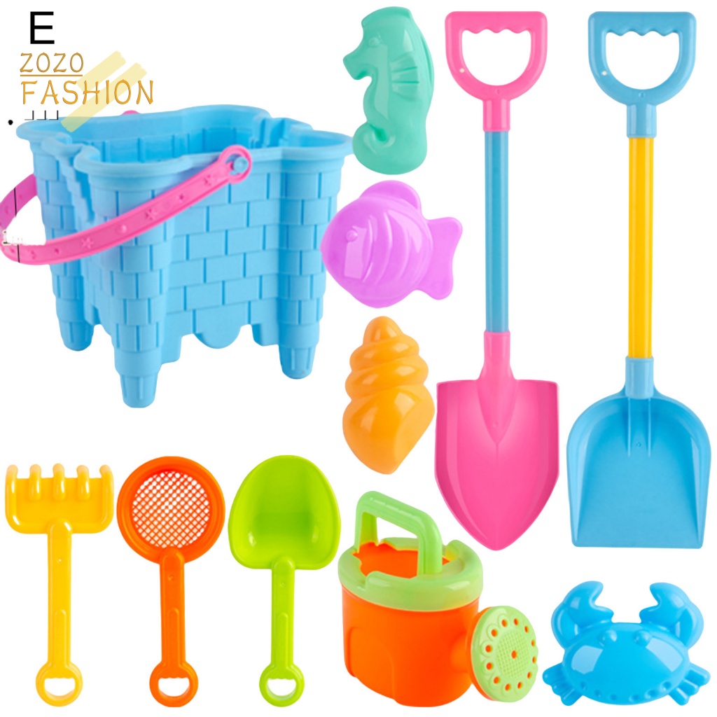 1 Bộ Xô Đồ Chơi Xây Lâu Đài Cát An Toàn Dành Cho Bé Gái