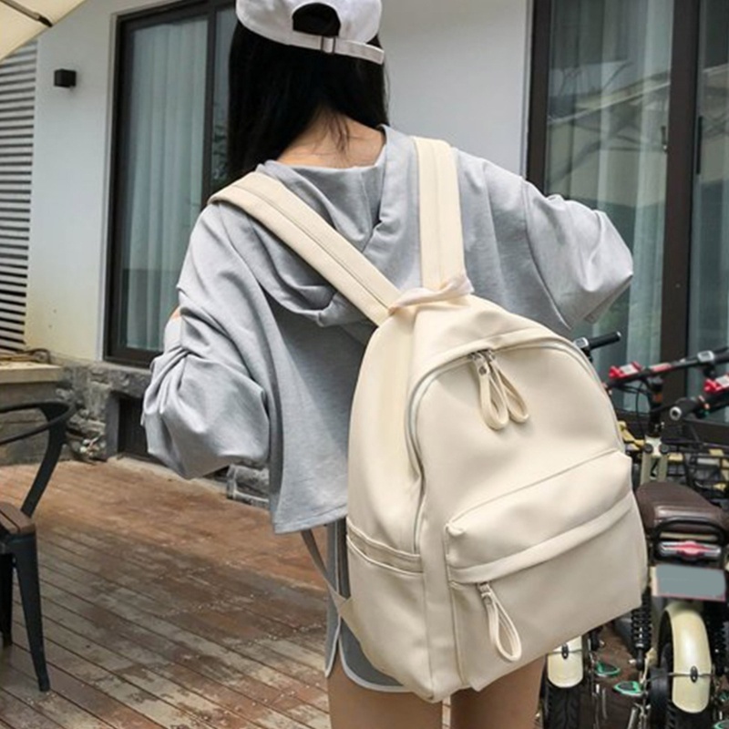 Balo Da PU Đựng Laptop Thời Trang Cho Nam Nữ