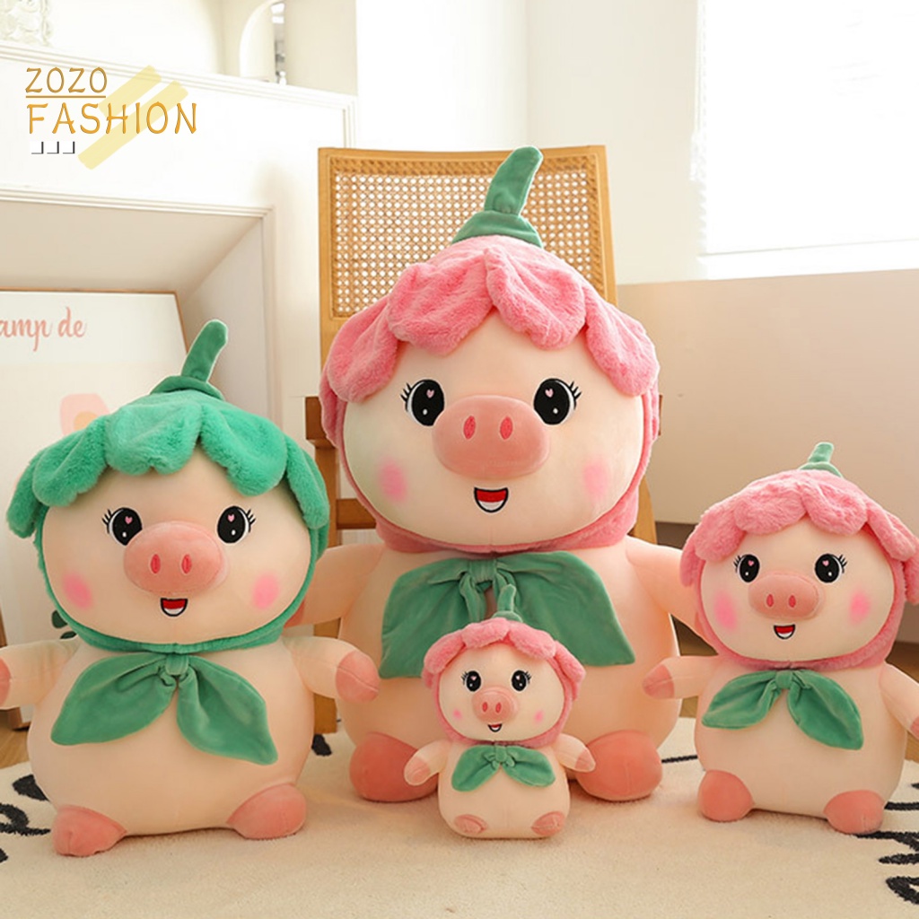 Zzf- Thú Nhồi Bông Hình Chú Heo Nhồi Bông Chắc Chắn Thoáng Khí Không Dễ Biến Dạng
