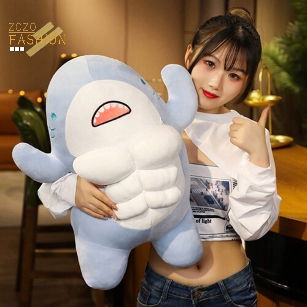 Gối Ôm Nhồi Bông Hình Động Vật Dễ Thương 45 / 60cm