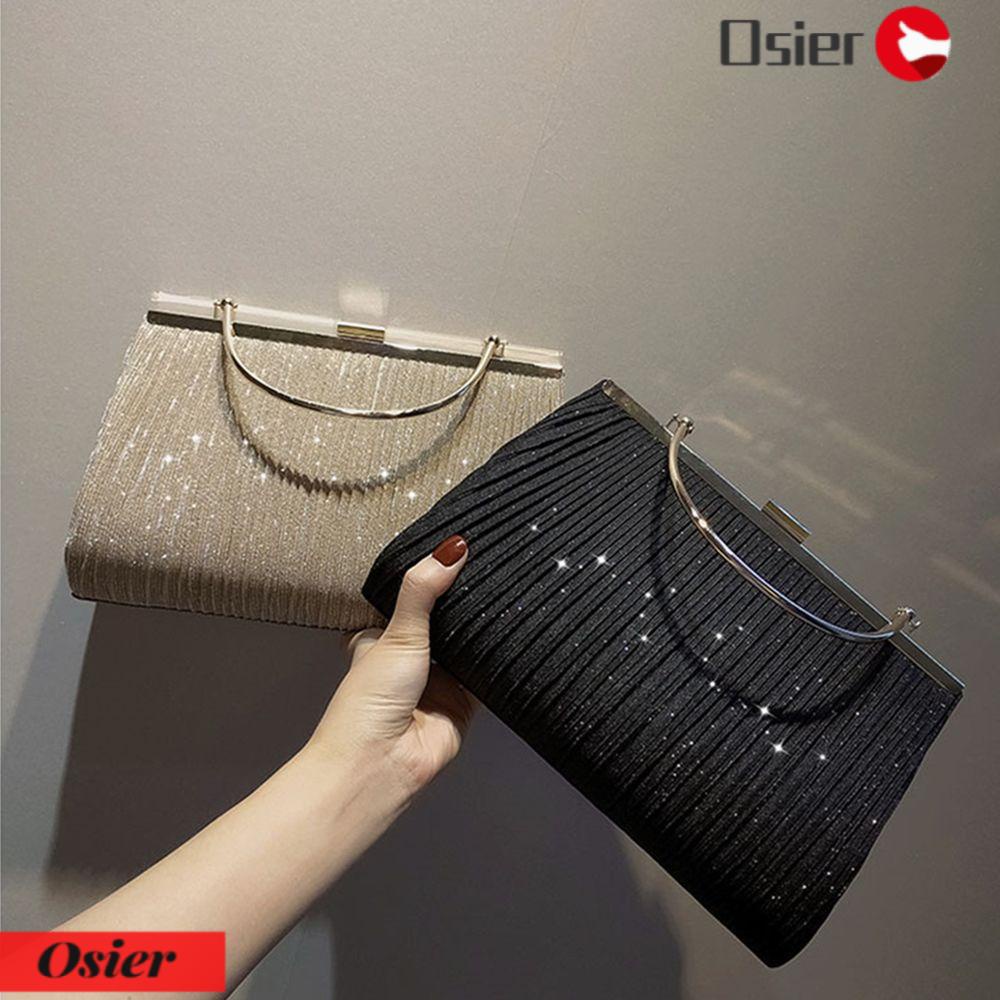 Ví Cầm Tay Đính Kim Sa Hình Mặt Trăng Luxy 1 Cho Nữ