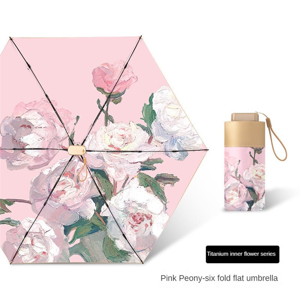 Dù Gấp Mini Bằng Titan Siêu Nhẹ Chống Tia Cực Tím Chống Tia Cực Tím