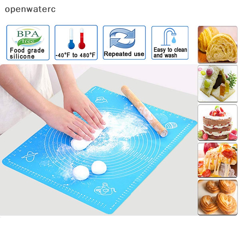 Thảm Nhào Bột Làm Bánh Bằng Silicon Chống Dính Kích Thước 26 * 29cm Vn