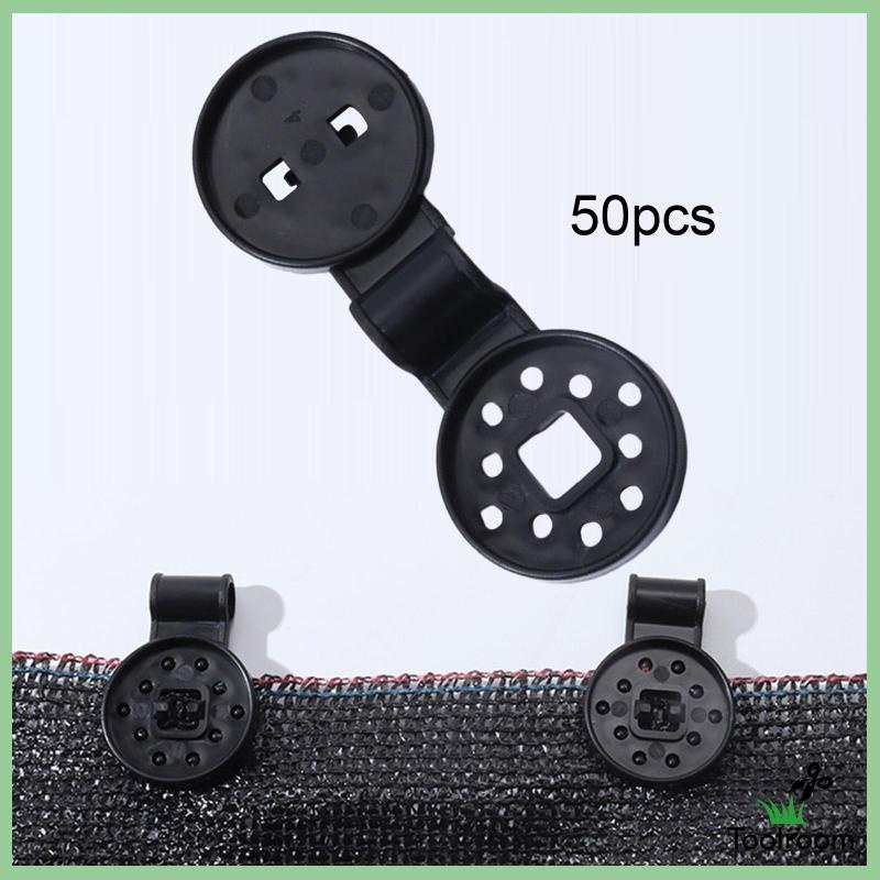 Set 50 Kẹp Vải Lưới Che Nắng Cho Xe Hơi / Nhà Kính