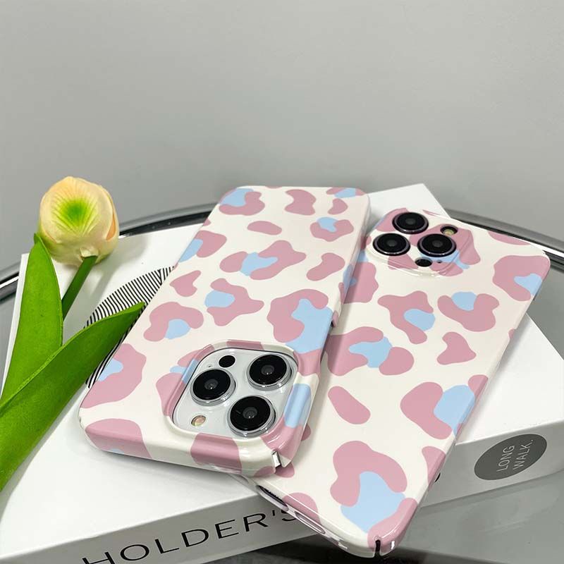 Ốp Điện Thoại Cứng In Hình Báo Hồng Cho Iphone 12Promax 11 14 13Xs DNW4