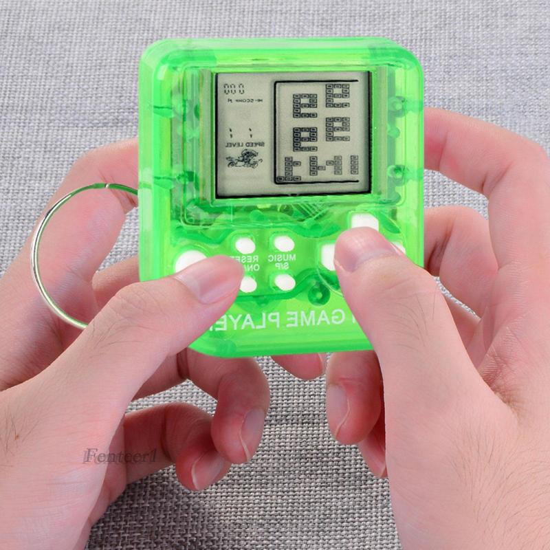 [Fenteer1] Máy Chơi Game Cầm Tay Nhỏ Gọn Có Móc Khóa Cho Tiệc Tùng / Trong Nhà