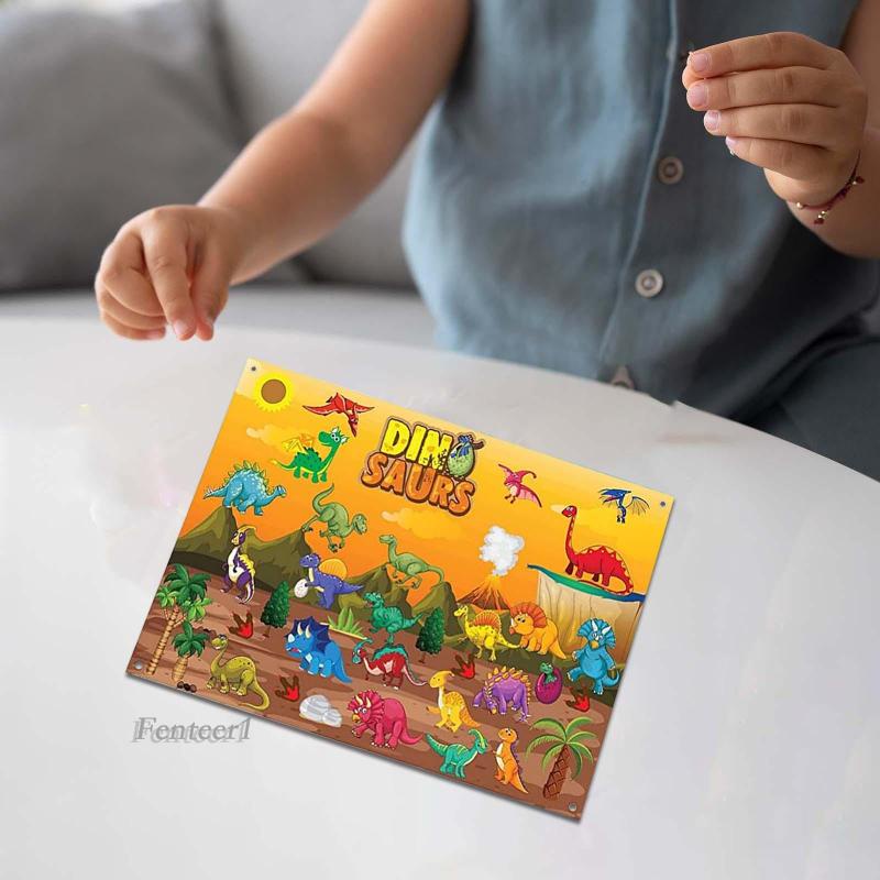 [Fenteer1] Bảng Nỉ Đồ Chơi Bận Tường Cho Trẻ Mẫu Giáo