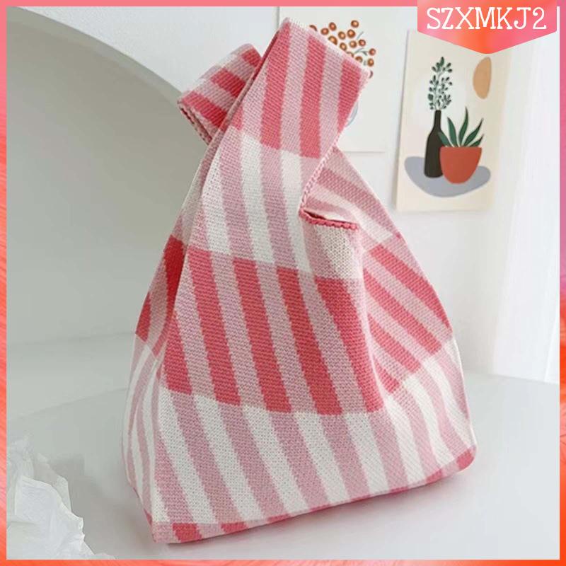 [szxmkj2] Túi Tote Kẻ Sọc Trọng Lượng Nhẹ 20cmx35cm Dành Cho Nữ Đi Nghỉ Mát Mùa Hè