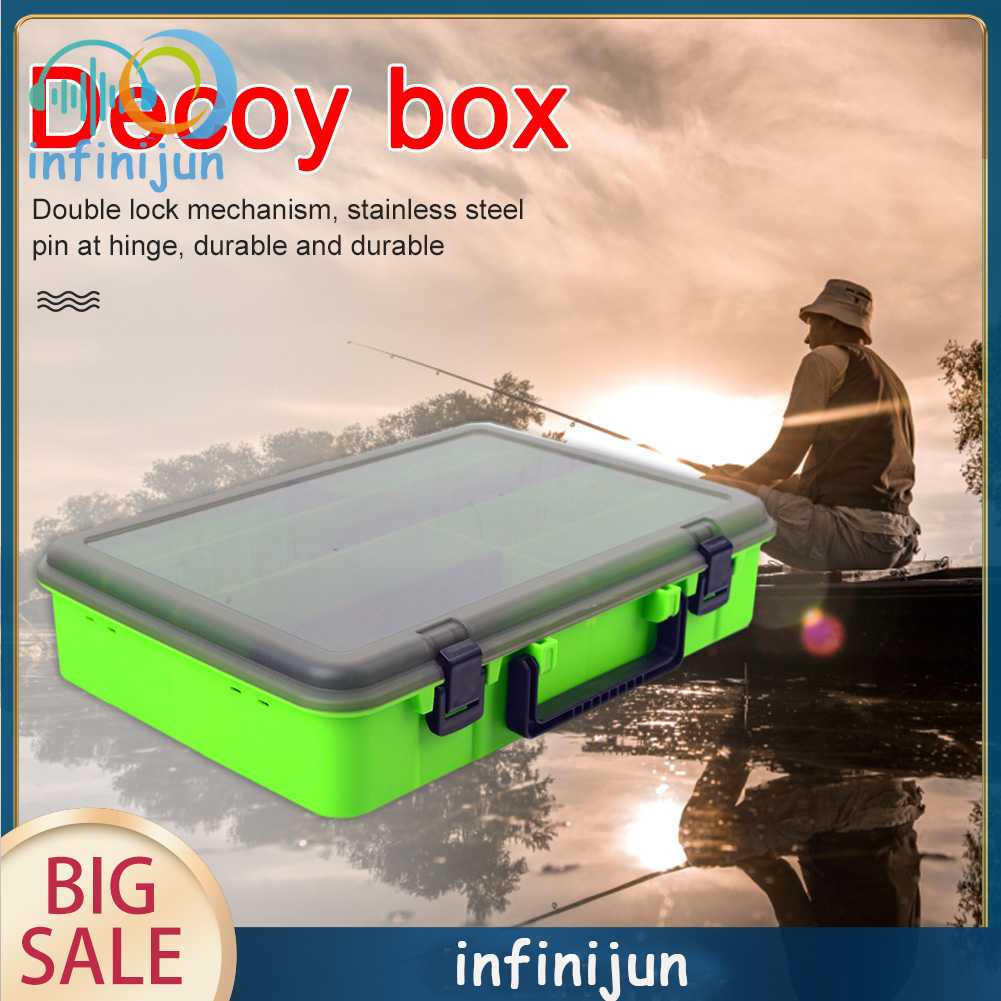 Hộp Đựng Móc Câu Cá Hai Tầng Siêu Bền Tiện Dụng