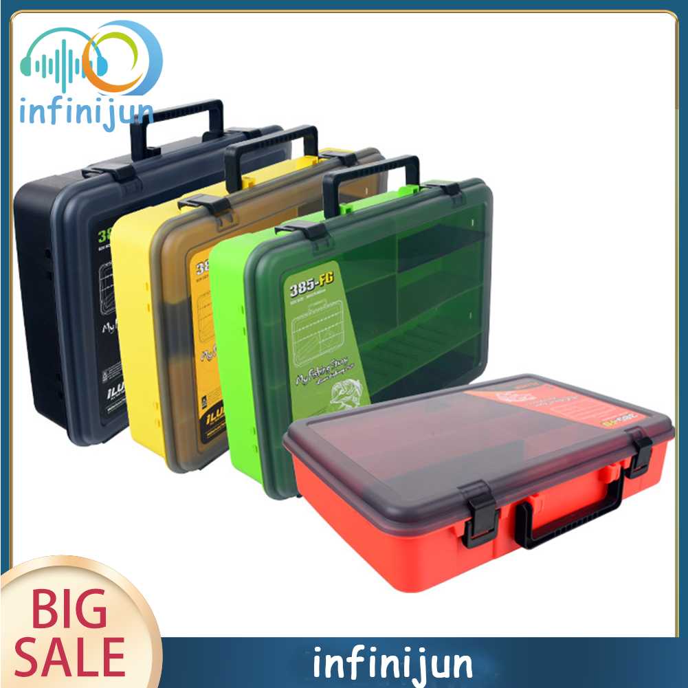 Hộp Đựng Móc Câu Cá Hai Tầng Siêu Bền Tiện Dụng