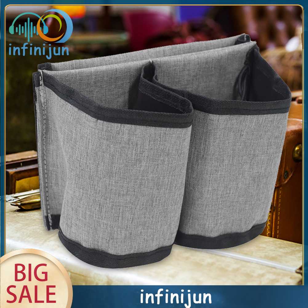 Giá Đỡ Cốc 2 Ngăn Bằng Vải Oxford Thoáng Khí Tiện Dụng Mang Theo Du Lịch