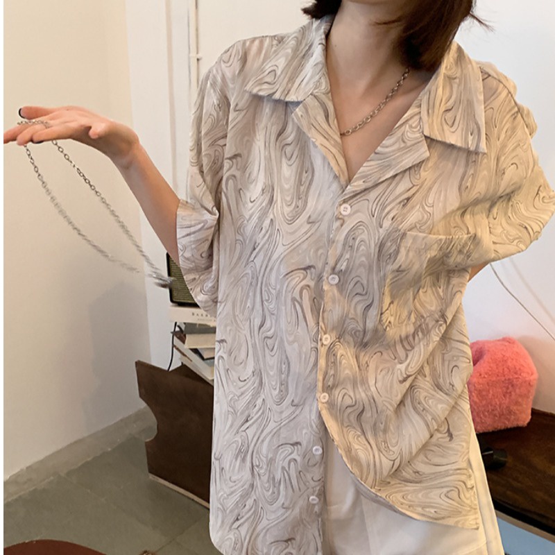 Áo Sơ Mi Nam Phong Cách Đường Phố Mùa Xuân Cá Tính