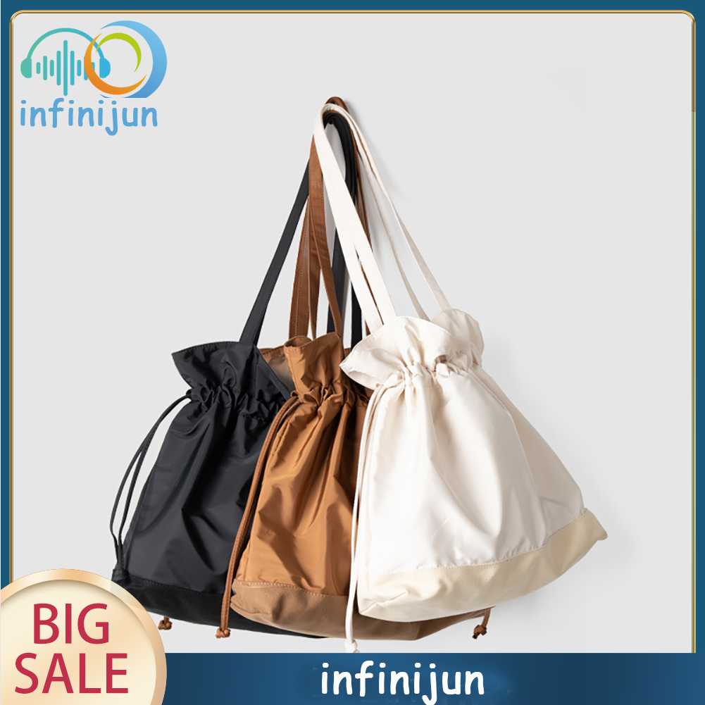 Túi Du Lịch Thể Thao Bằng Vải Oxford Có Dây Rút Đa Năng