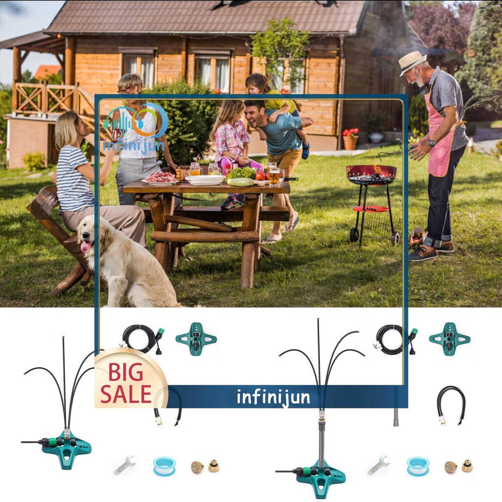 Set 7 / 8 Vòi Phun Sương Tưới Cây Tiện Dụng