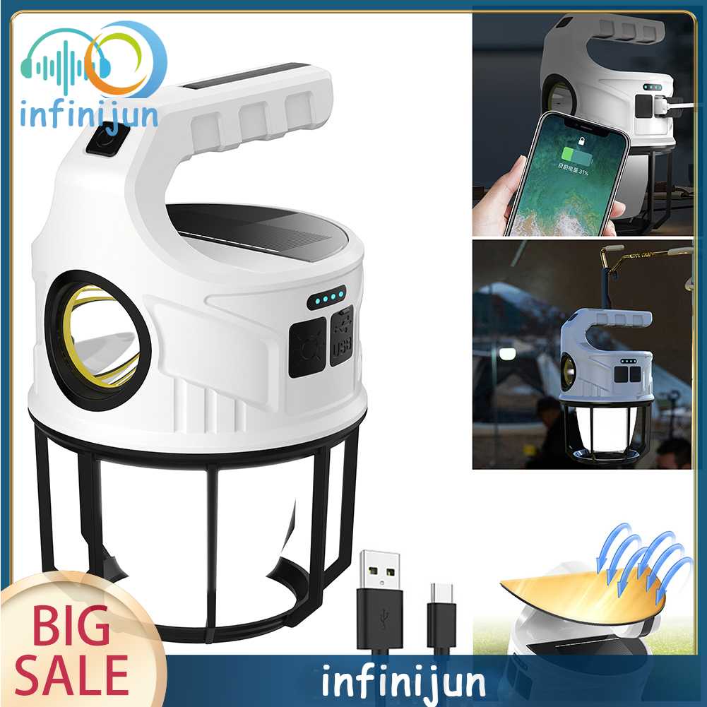 Đèn Pin Cắm Trại Ngoài Trời 300LM