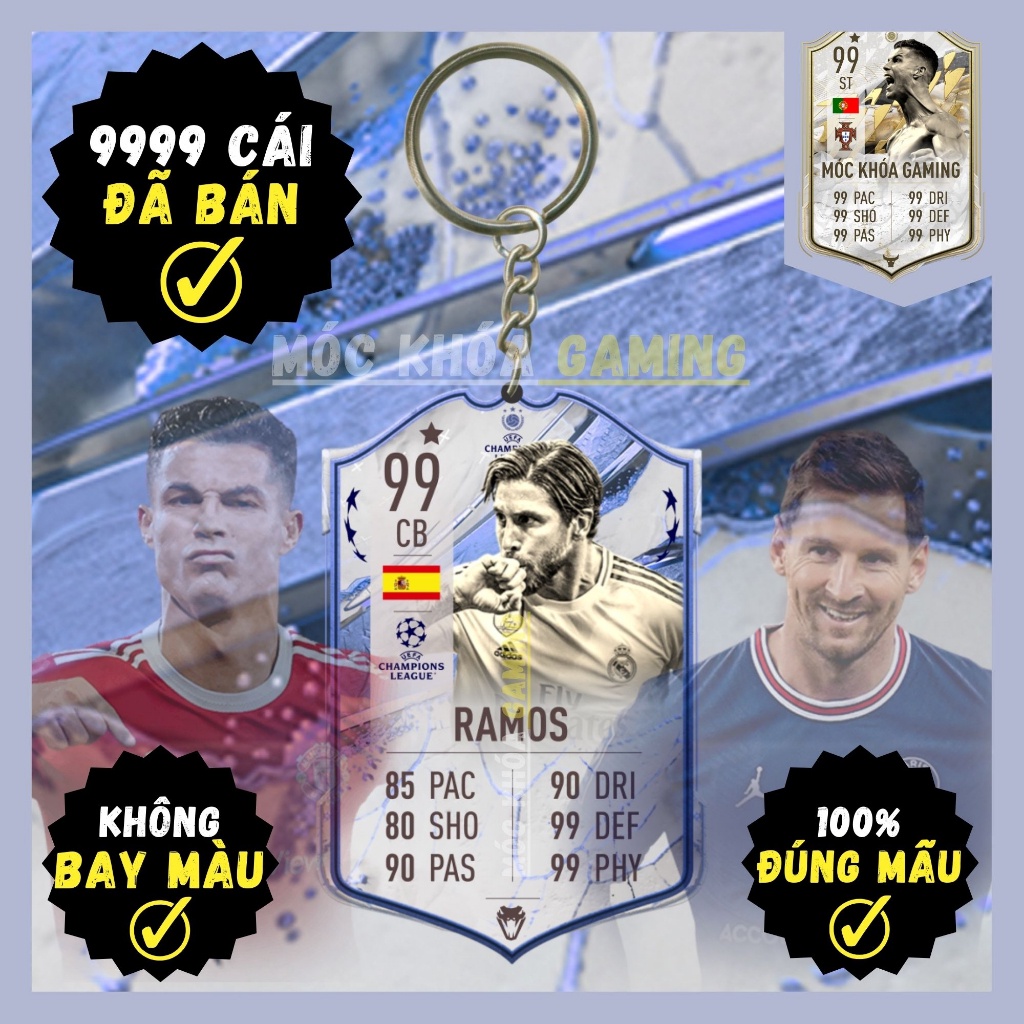 [BST] Móc Khóa Cầu Thủ Mùa - Champions League C1