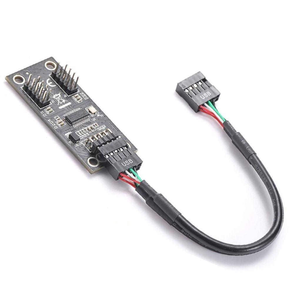 Dây Cáp Nối Bo Mạch Chủ USB 2.0 9 pin Màu Đen Chất Lượng Cao