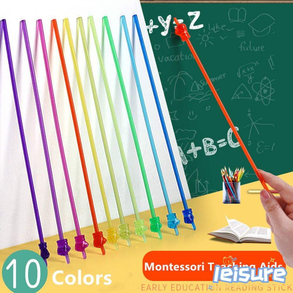 Set 10 Gậy Đọc Sách Ngón Tay Tiện Lợi|Bảng Trắng Dùng Dạy Học Cho Trẻ Em Tiện Dụng