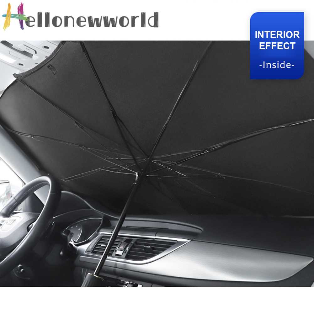 Dù Che Nắng Kích Thước S / M Bằng Thép Cho Xe Hơi