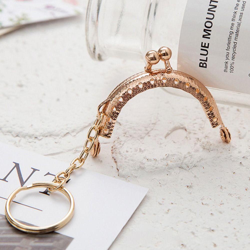 Khung Khóa Túi Xách Họa Tiết Kiss Phong Cách Vintage DIY