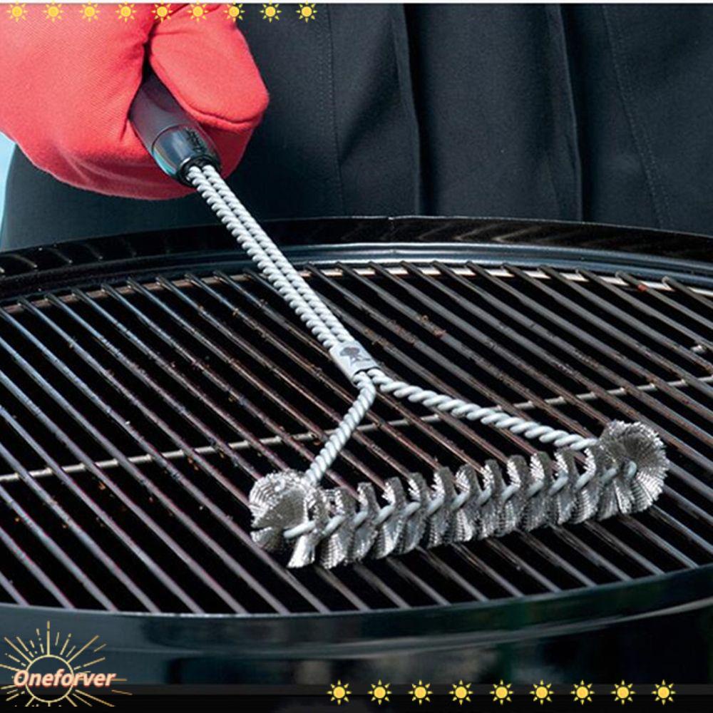 Cọ Nướng BBQ Bằng Sợi Thép Không Gỉ Bền Bỉ Dài 30CM