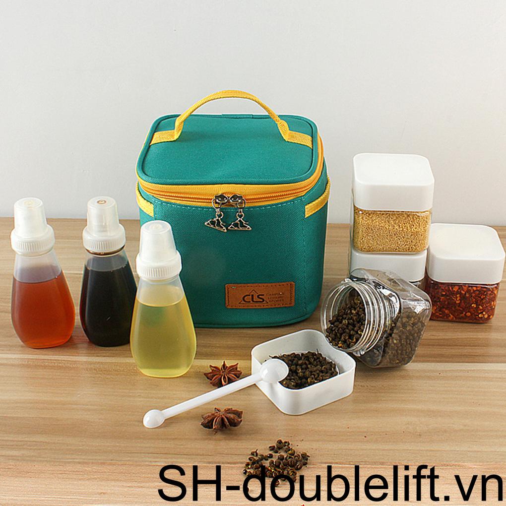 Hộp Đựng Gia Vị Tiện Dụng Cho Cắm Trại Ngoài Trời