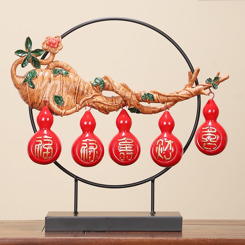 Tượng Hươu Thủ Công Để Bàn Trang Trí Phòng Khách Phong Cách Trung Hoa Hiện Đại Mới