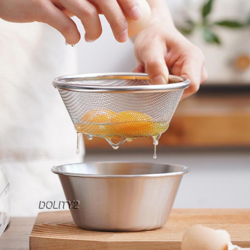 [Dolity2] Bộ Dụng Cụ Rổ Vo Gạo Rửa Thực Phẩm Thoát Nước Nấu Mì Pasta