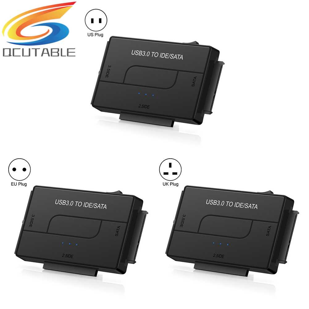 Bộ ChuyểN Ổ CứNg NgoàI USB 3.0 Sang SATA / IDE Cho 2.5 / 3.5 HDD / SSD