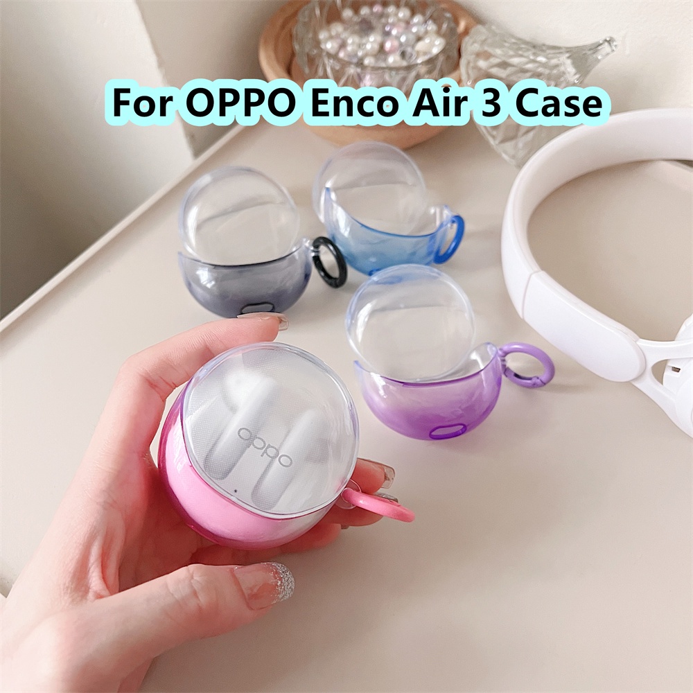 Hàng Có Sẵn! Hàng Có Sẵn! Ốp Điện Thoại Mềm Trong Suốt Màu Gradient Lấp Lánh Cho OPPO Enco Air 3 OPPO Enco Air 3