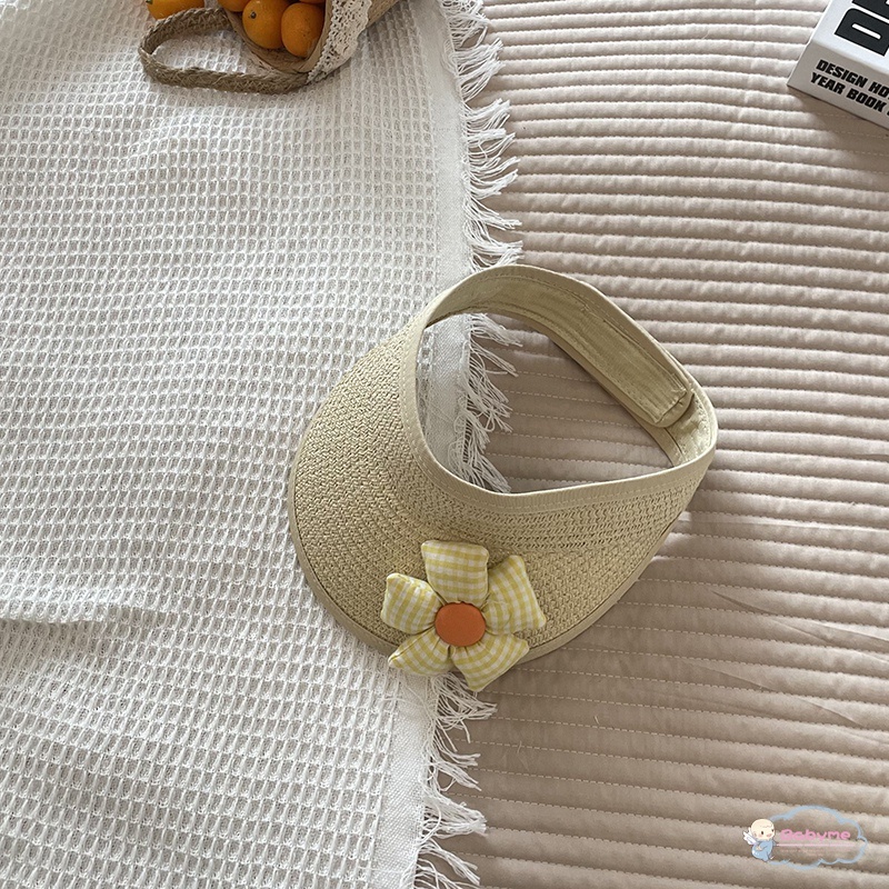 Mũ Lưỡi Trai Đính Hoa Đơn Giản Ngọt Ngào Chống Tia UV Cho Bé