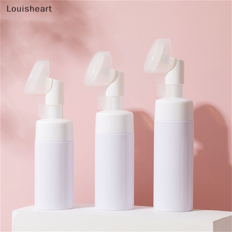 Chai Nhựa Đựng Dung Dịch Rửa Mặt Tạo Bọt Louisheart Kèm Cọ Vệ Sinh Tiện Dụng