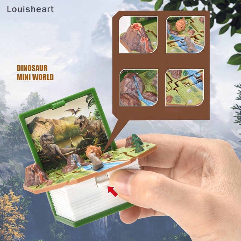 Louisheart 1 Móc Khóa Hình Lâu Đài Bí Ẩn Thế Giới Bí Ẩn 3D