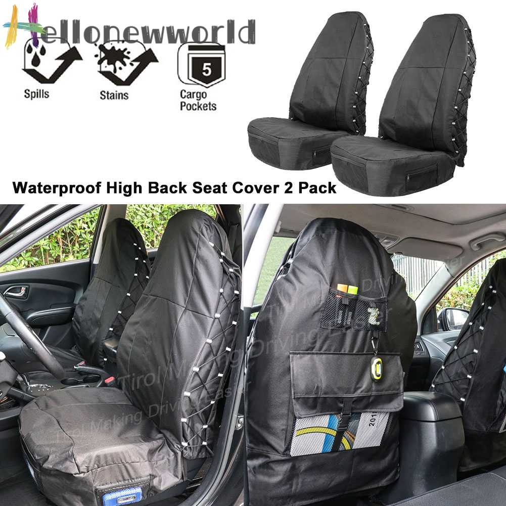 Vỏ Bọc Ghế Ngồi Xe Hơi Kèm Ngăn Đựng Đồ Dùng Tiện Dụng