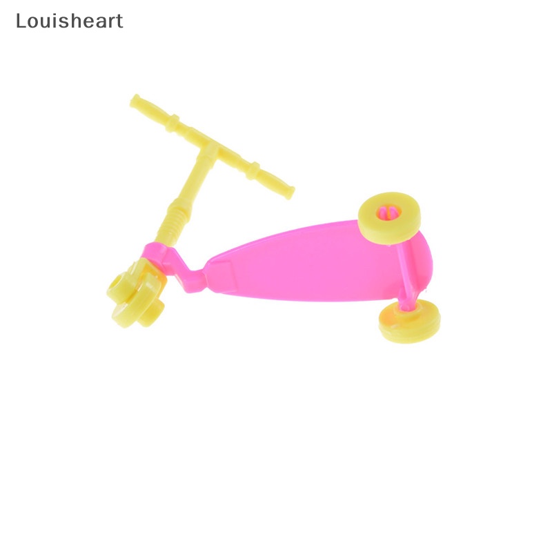 Mô Hình Xe Scooter Louisheart Mini Trang Trí Nhà Búp Bê
