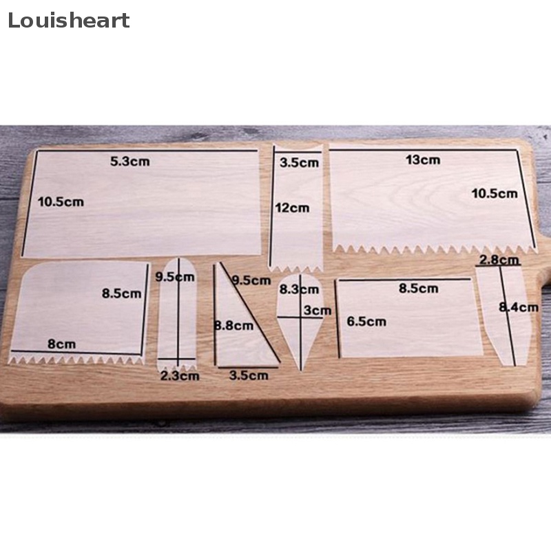 Set 9 Dao Chà Láng Bánh Kem Răng Cưa Thương Hiệu Louisheart TFG