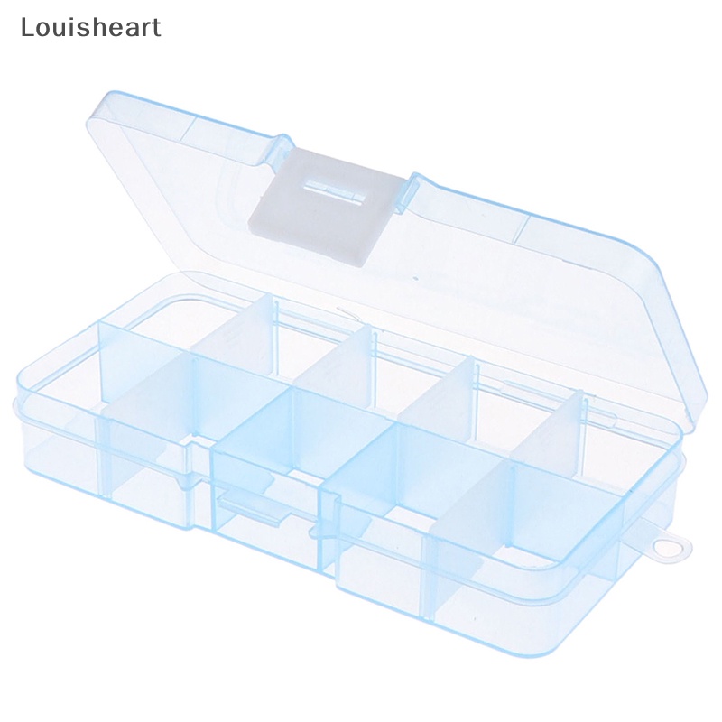 Hộp Nhựa Louisheart 10 Ngăn Đựng Trang Sức Có Thể Điều Chỉnh Tiện Lợi