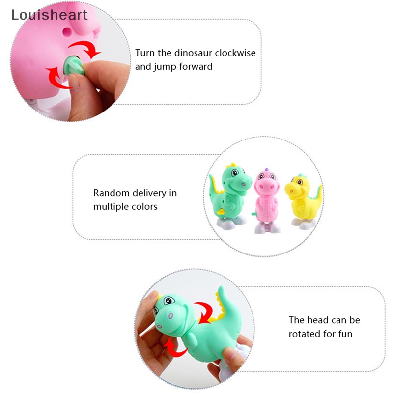 1 Sản Phẩm Đồ Chơi Lên Dây Cót Hình Gà Khủng Long Hoạt Hình Đáng Yêu Louisheart TFG